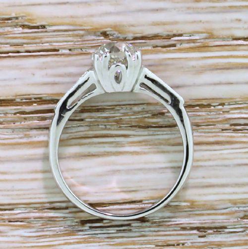 fig 3. Art Deco 0.99 Carat Old Cut Diamond Engagement Ring, circa 1925
