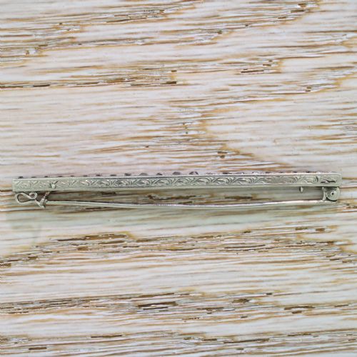 ART DECO 225 CARAT OLD CUT DIAMOND PIN BROOCH CIRCA 1930 - ADDITIONAL PHOTO 4
