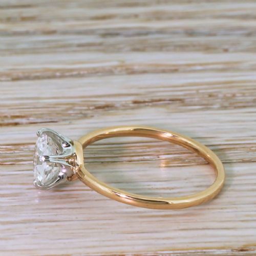 fig 2. Art Deco 1.22 Carat Old Cut Diamond Engagement Ring, circa 1930