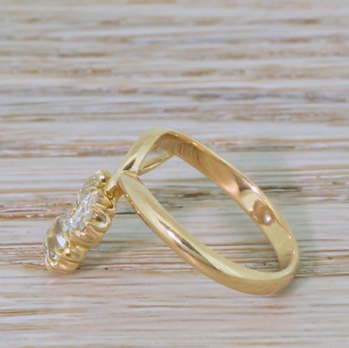 fig 2. Edwardian 1.52 Carat Triple Diamond Ring, circa 1910