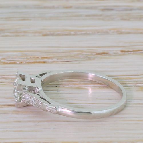 fig 2. Art Deco 0.55 Carat Old Cut Diamond Engagement Ring, circa 1930