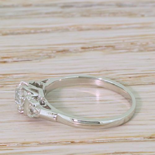 fig 2. Art Deco 0.66 Carat Old Cut Diamond Engagement Ring, circa 1930