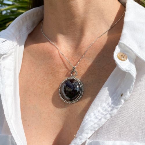 fig 1. Edwardian 65.00 Carat Natural Unheated Cabochon Ruby Pendant, circa 1910