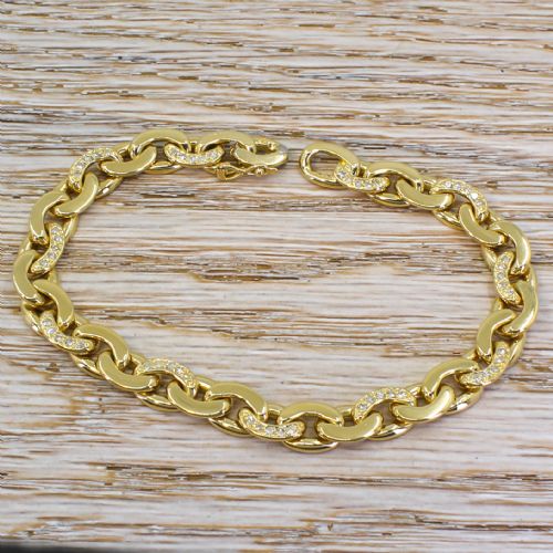 Cartier Diamond Curb Link Bracelet, Circa 1965