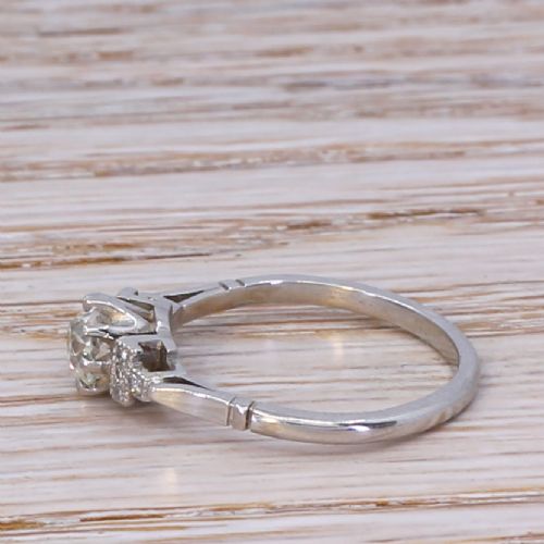 fig 2. Art Deco 0.55 Carat Old Cut Diamond Engagement Ring, circa 1920