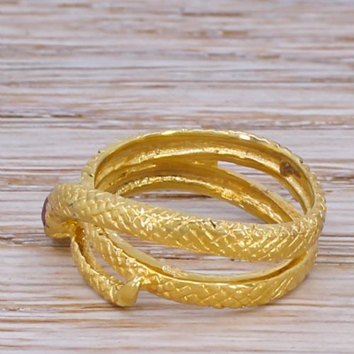 fig 2. Victorian Ruby Serpent Ring, circa 1890