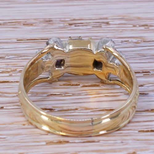 fig 3. Georgian 0.98 Carat Spinel & Diamond Ring, circa 1800