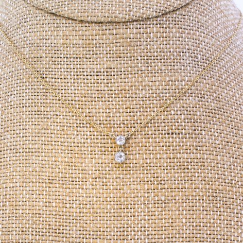 Art Deco 0.25 Carat Old Mine Cut Diamond Pendant, Circa 1915