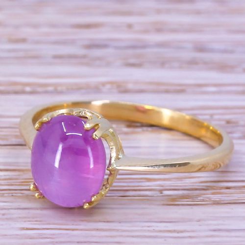 Edwardian 3.94 Carat Mogok Burmese Pink Sapphire Solitaire Ring, Circa 1910
