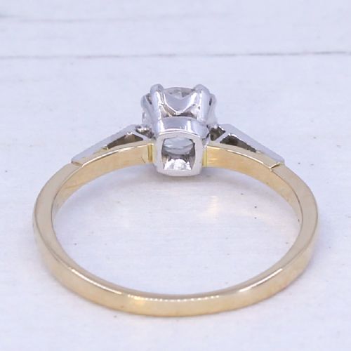 fig 2. Art Deco 0.64 Carat Old Cut Diamond Engagement Ring, circa 1920