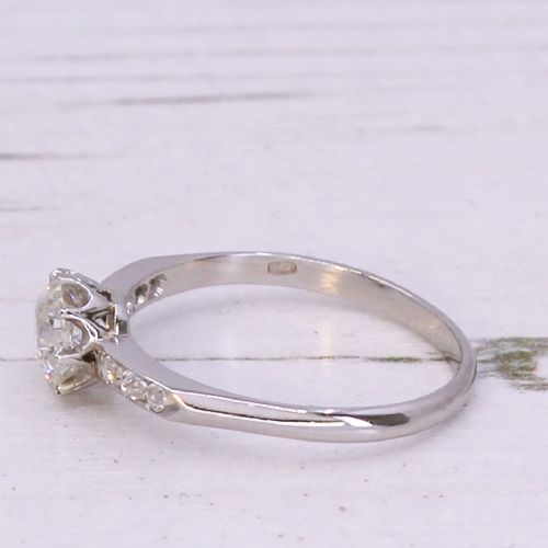 fig 3. Art Deco 0.62 Carat Old Cut Diamond Engagement Ring, circa 1920
