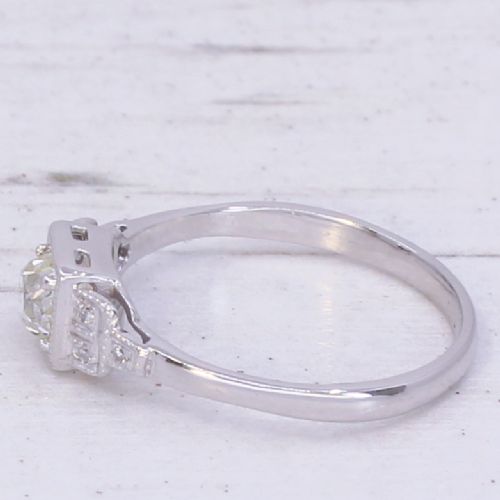 fig 3. Art Deco 0.61 Carat Old Cut Diamond Engagement Ring, circa 1920