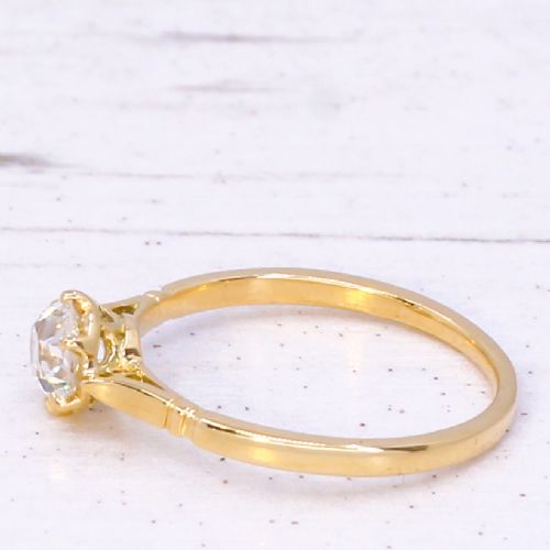 fig 3. Art Deco 0.62 Carat Old Cut Diamond Engagement Ring, circa 1930