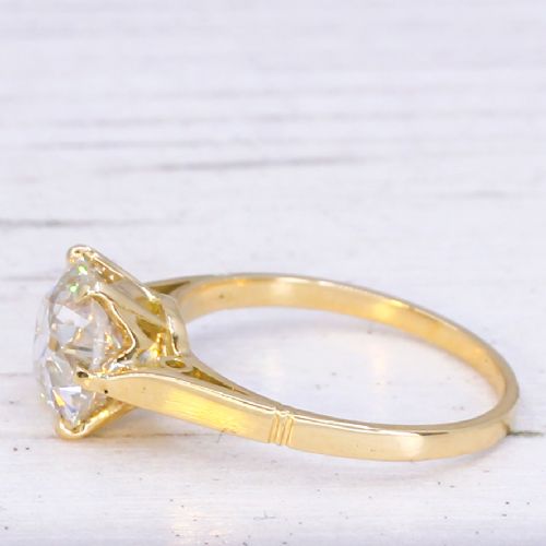 fig 3. Edwardian 2.05 Carat Old Cut Diamond Engagement Ring, circa 1905