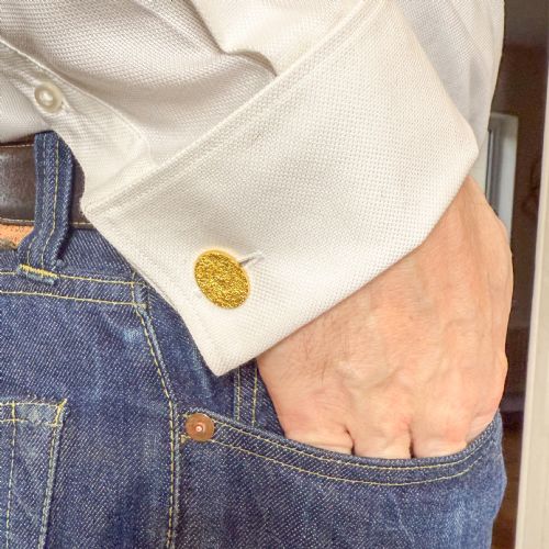 fig 1. Cartier Cufflinks, 18k Gold, dated 1960