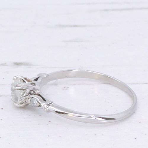 fig 3. Edwardian 0.54 Carat Old Cut Diamond Engagement Ring, circa 1910