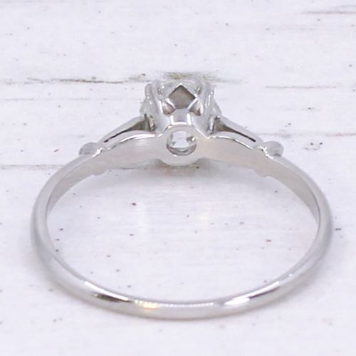 fig 4. Edwardian 0.54 Carat Old Cut Diamond Engagement Ring, circa 1910