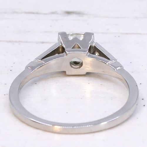 Vintage 0.80 Carat Old Cut Diamond Engagement Ring, circa 1925 View V