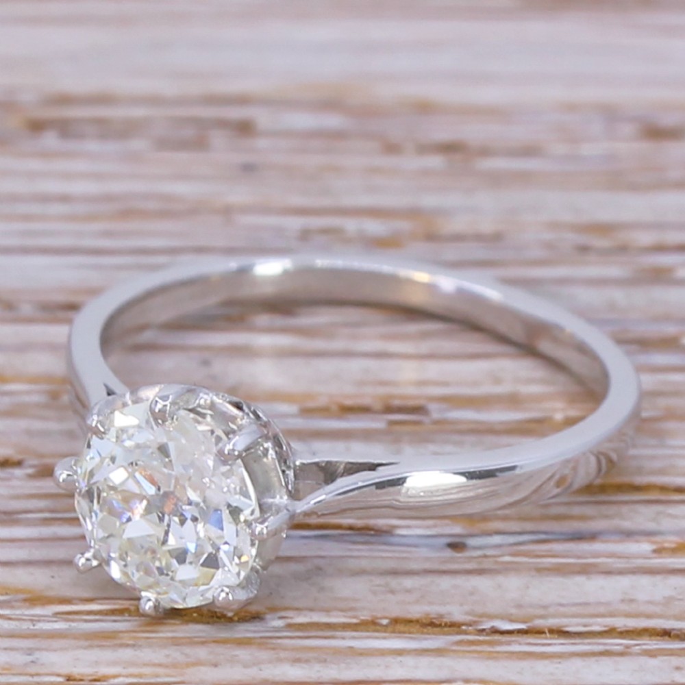 Art Deco 1.01 Carat Old Cut Diamond Engagement Ring, circa 1925