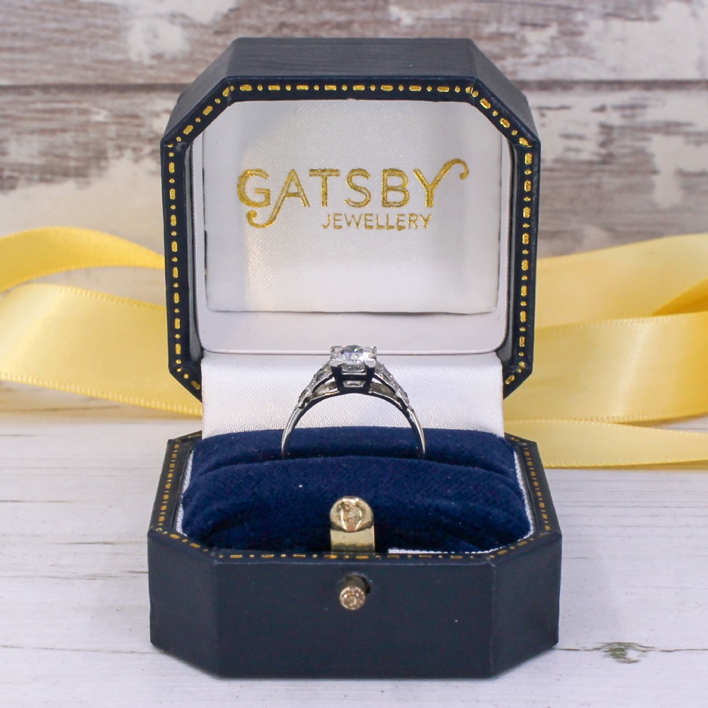 Vintage 0.67 Carat Old Cut Diamond Engagement Ring, circa 1935 View IX