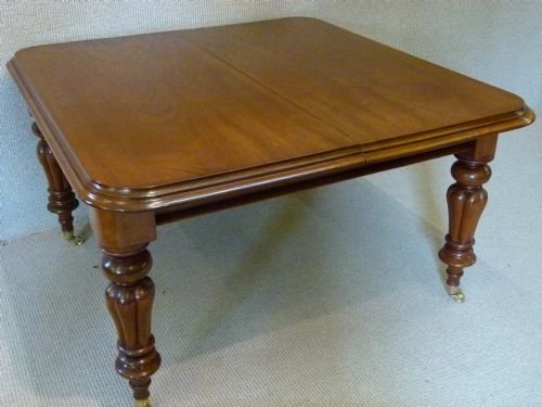 Mahogany Three Leaf Dining Table