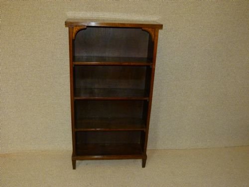 Walnut Open Bookcase