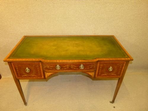 Inlaid Mahogany Desk