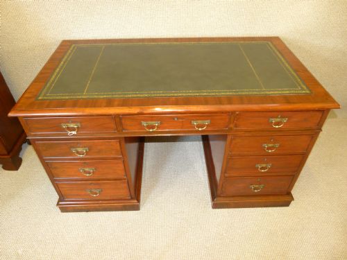 Mahogany Pedestal Desk