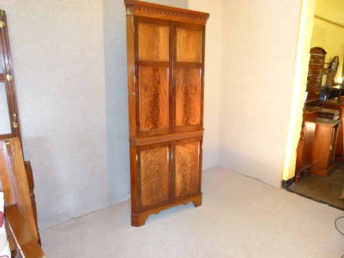 Mahogany Corner Cabinet