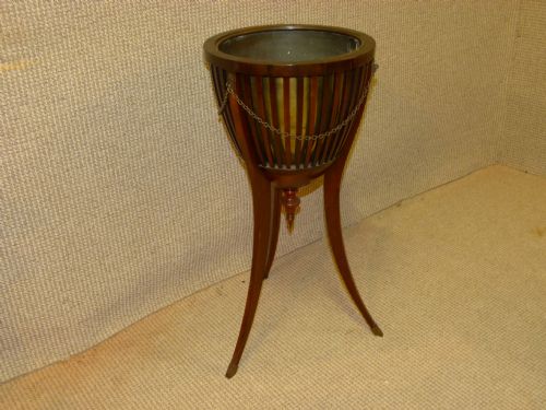 Mahogany Plant Stand