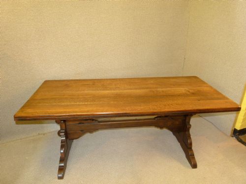 Solid Oak Refectory Dining Table