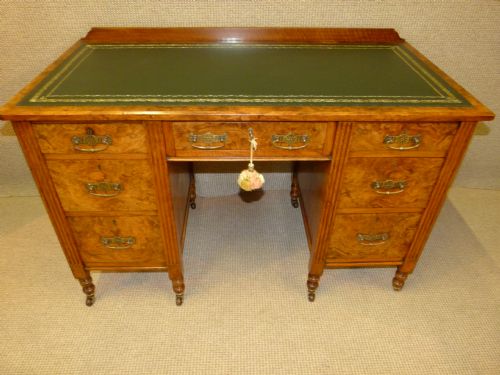 Burr  Walnut Desk