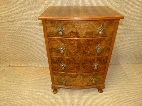 Burr Walnut Chest of Drawers