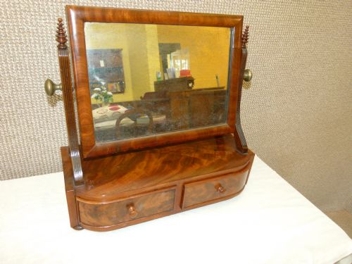 Mahogany Toilet Mirror
