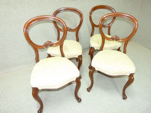 Four Mahogany  Chairs