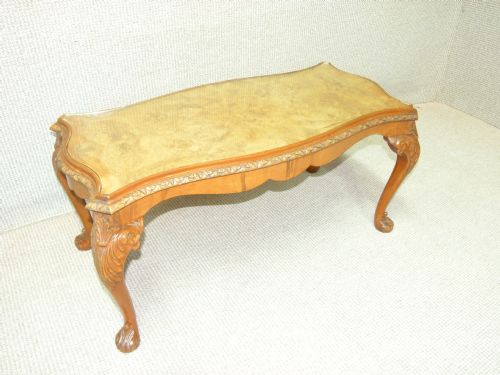 Burr Walnut Coffee Table