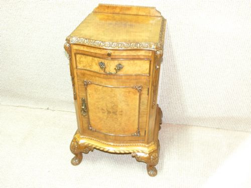 Burr Walnut Pot Cupboard