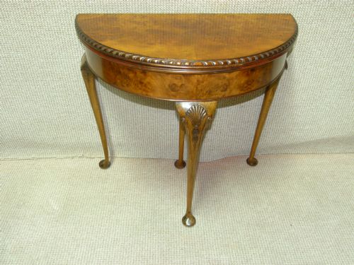 Walnut Card  Table