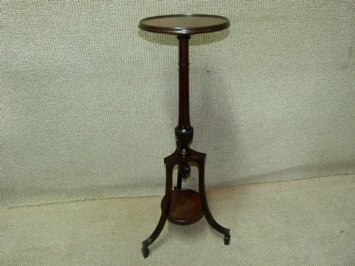 Mahogany Plant Stand