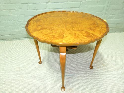 Nest of Burr Walnut Coffee Tables