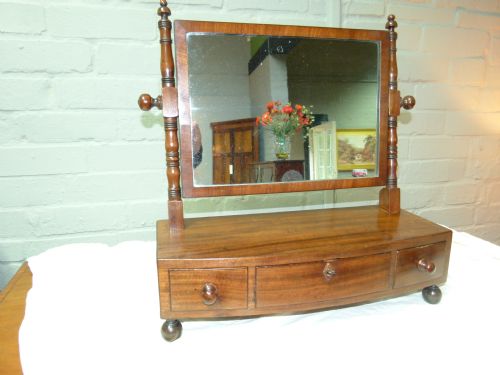 Mahogany Toilet Mirror


