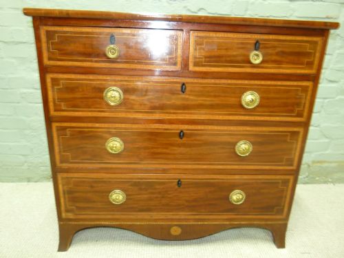 Mahogany Inlaid Chest of Drawers