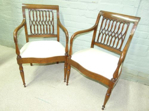 Pair of Mahongany Chairs
