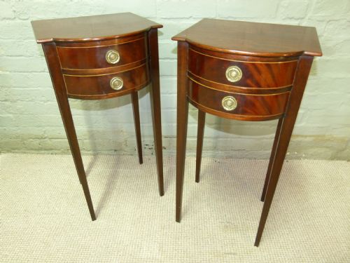 Mahogany Bedside Cabinets