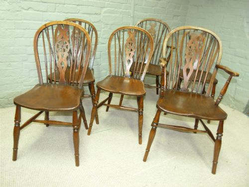 Set of Six Windsor Chairs