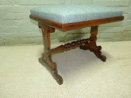 Rosewood Footstool