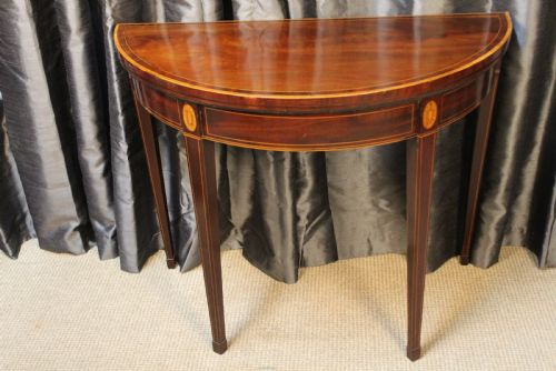 MAHOGANY CARD TABLE