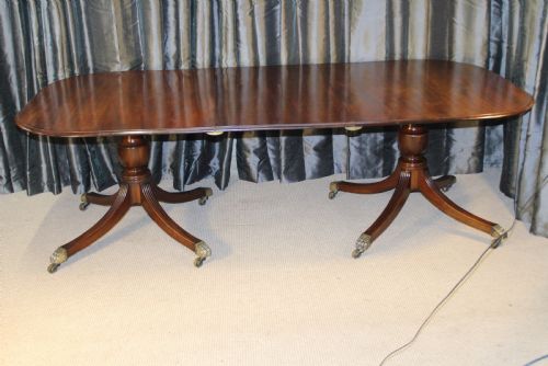Twin Pedestal Table