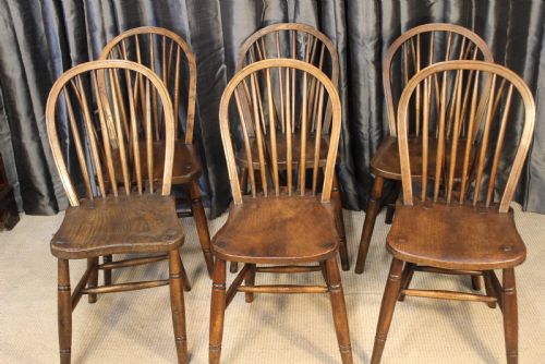 Six Windsor Chairs
