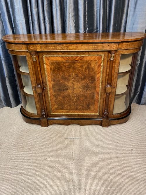 Burr Walnut Credenza